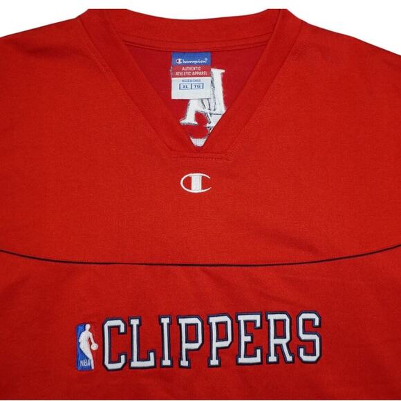 Vintage Champion LA Clippers NBA Red T-Shirt – XL – Authentic Athletic Apparel - Picture 2 of 5